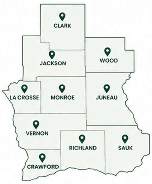 Wisconsin ATV Counties